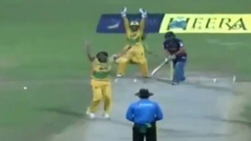WATCH: Shahid Afridi&#039;s magical hat-trick off first three balls in T10 League