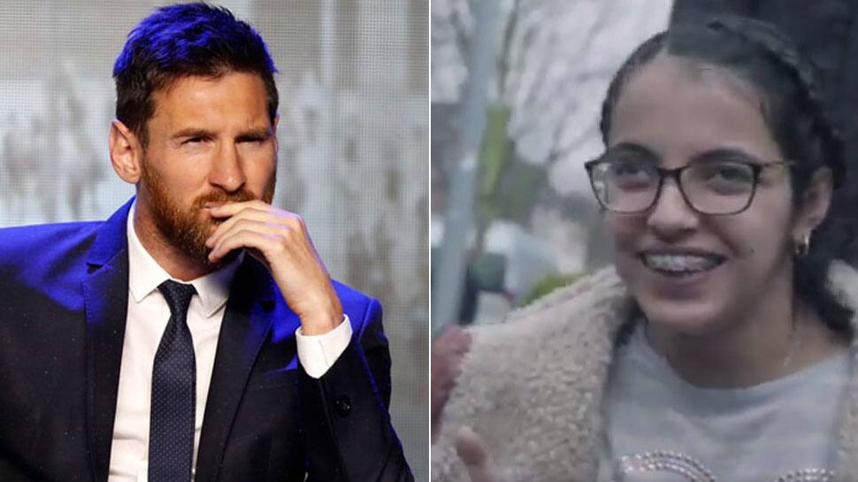 WATCH: Syrian refugee&#039;s dream comes true with Lionel Messi meeting