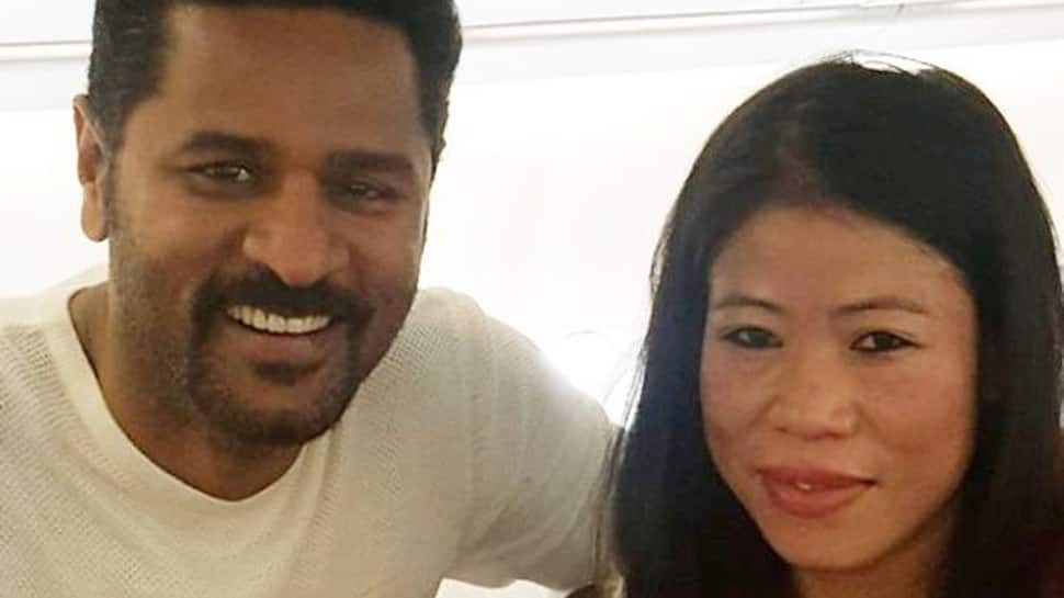 Prabhudeva meets Mary Kom, calls her &#039;Pride of India&#039;