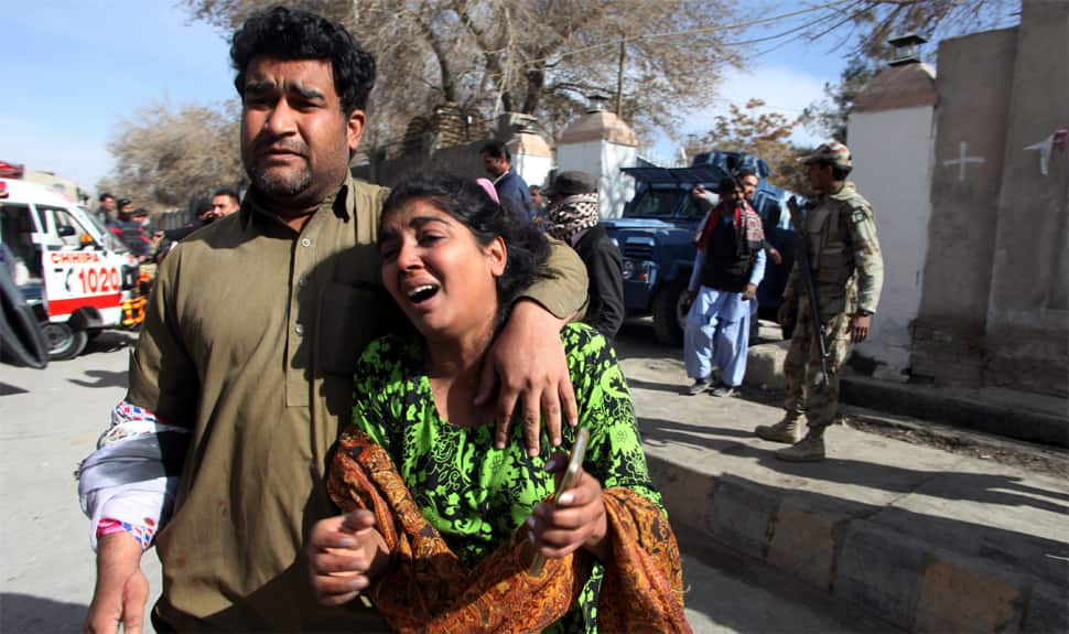 Pakistan church attack: Islamic State claims suicide bombing that killed 5