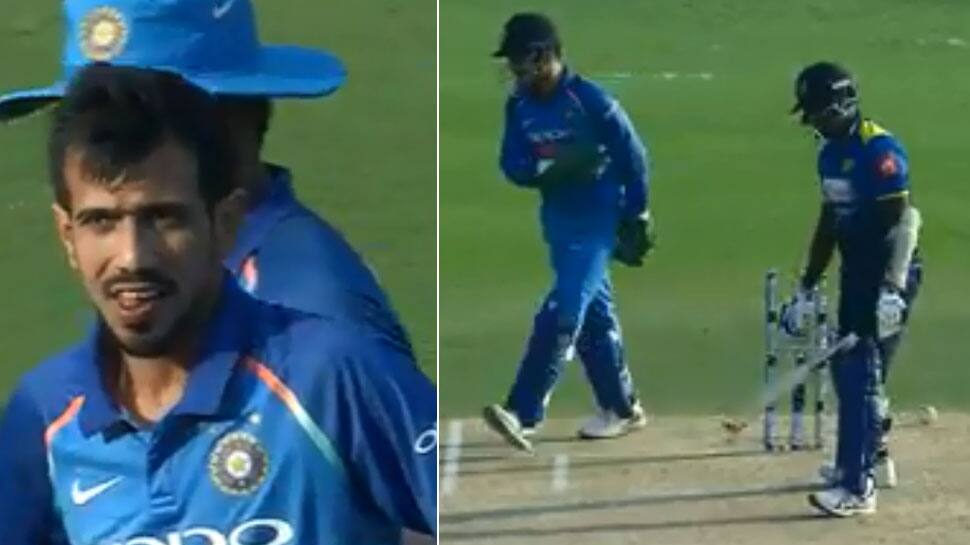 India vs Sri Lanka, 3rd ODI: Yuzvendra Chahal bamboozles Angelo Mathews — Video