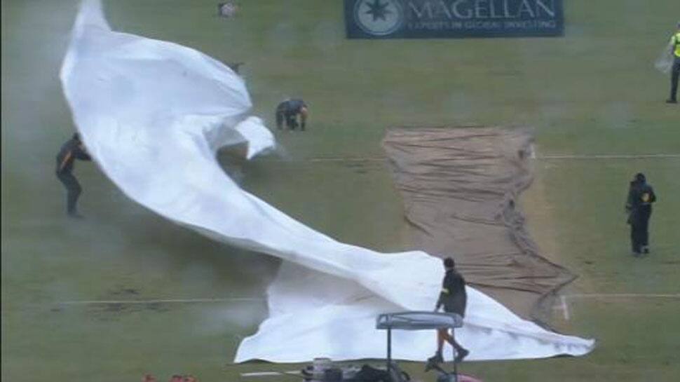 Ashes: Watch how Perth squall swept the groundstaff at WACA