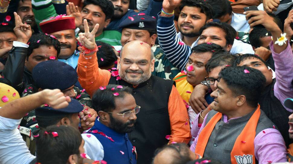 Performance, not low-level politics, wins elections: Amit Shah after Gujarat, Himachal triumphs