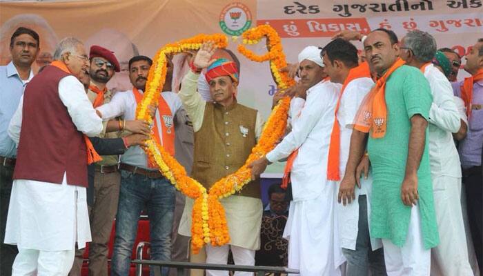 Assembly election 2017 results: Credit for BJP&#039;s victory goes to people of Gujarat, says Vijay Rupani