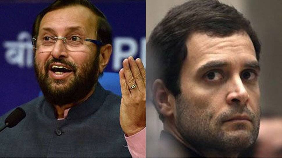 Not &#039;Vikas&#039;, Congress has gone crazy&#039;: Prakash Javadekar mocks Rahul Gandhi