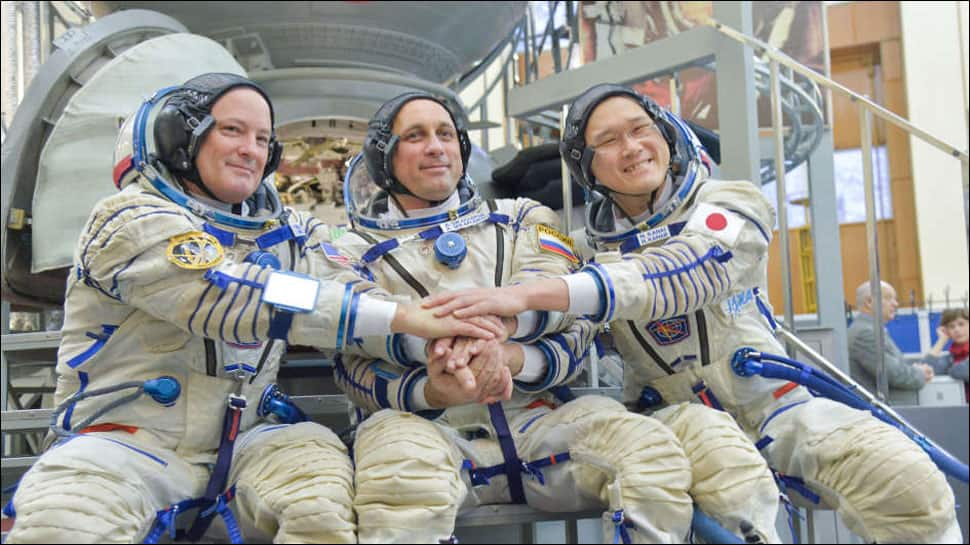 Three new crew members welcomed aboard the International Space Station