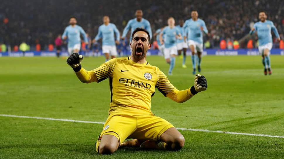 League Cup: Manchester City survive shootout to join Arsenal in semifinals