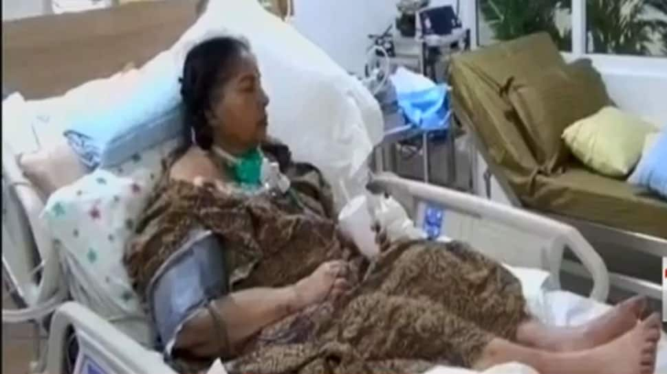 Unseen footage of Jayalalithaa having juice on hospital bed released