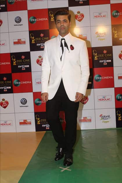 Filmmaker Karan Johar at the red carpet of 