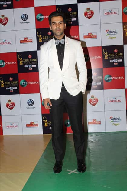 Actor Rajkummar Rao at the red carpet of 