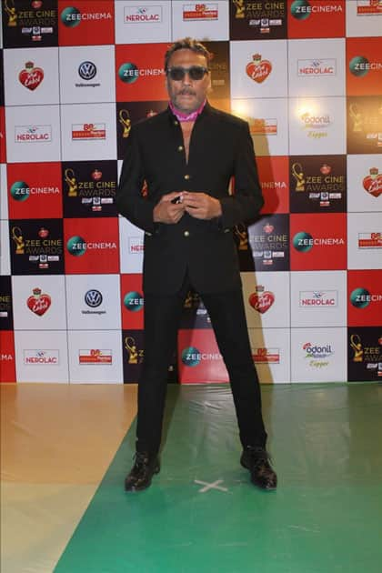 Actor Jackie Shroff at the red carpet of 