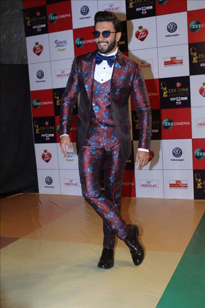 Actor Ranveer Singh at the red carpet of 