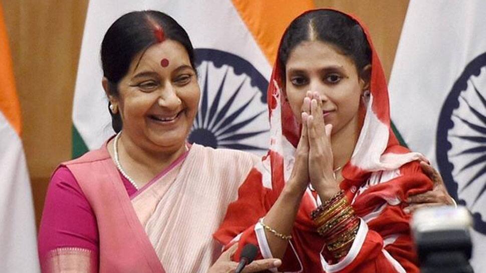 Sushma Swaraj shares notes of Geeta, the girl who returned from Pakistan