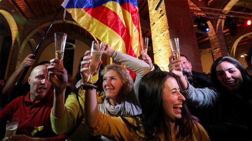 Catalan separatists win absolute parliamentary majority