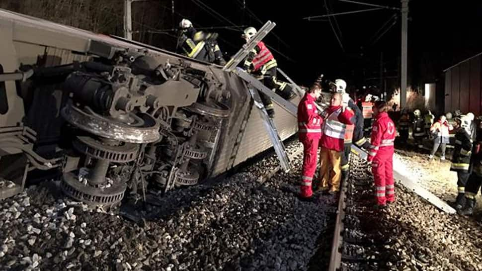 Train crashes outside Madrid, 41 injured 