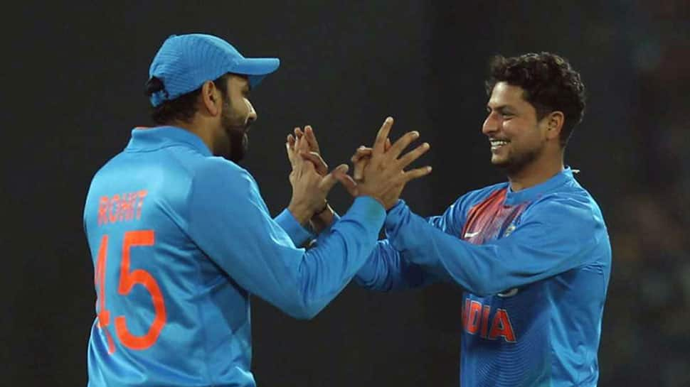 India vs Sri Lanka MS Dhoni and Rohit Sharma&#039;s advice behind my three wickets in an over, says Kuldeep Yadav