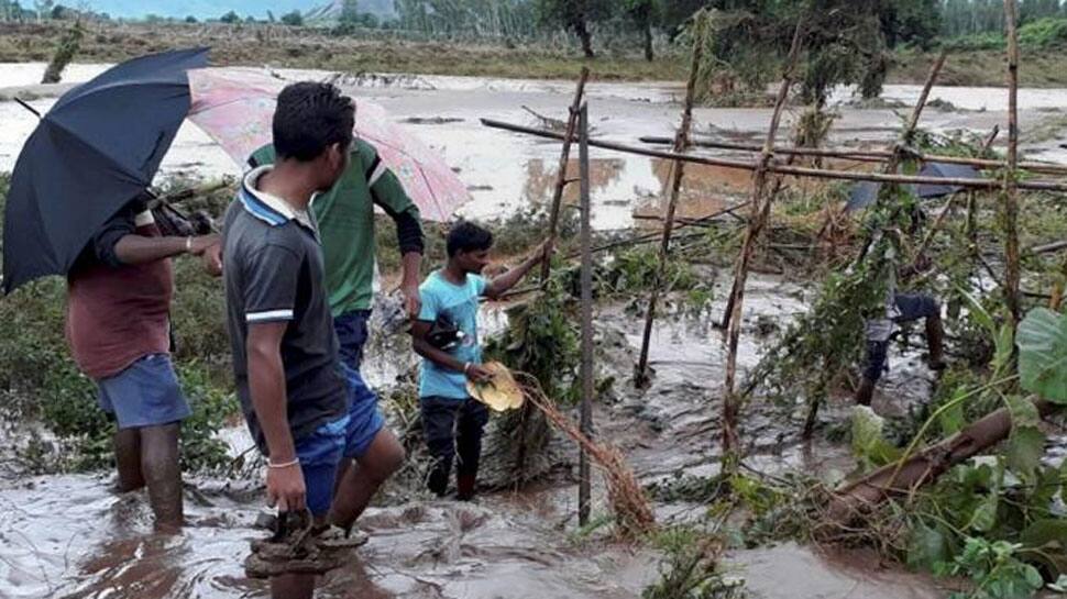 Cyclonic rain damages over 33 percent crops in three Odisha districts