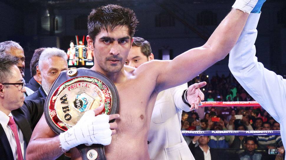 Ready for Amir Khan and more titles, says Vijender Singh