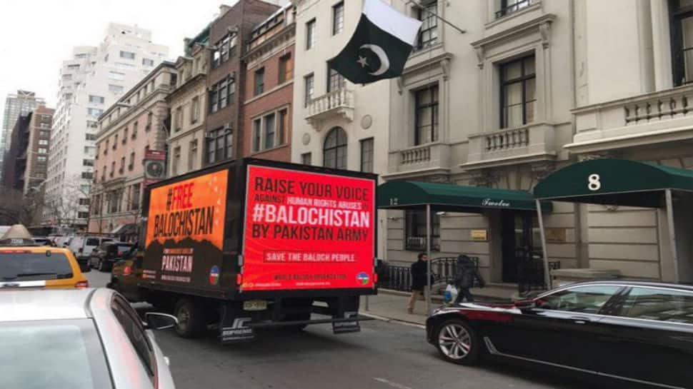 Free Balochistan campaign turns heat on Pak, uses mobile advertising in New York