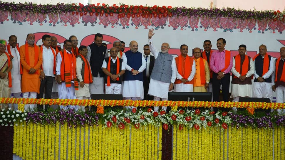 PM Modi once again thanks people of Gujarat for BJP&#039;s win in Assembly polls