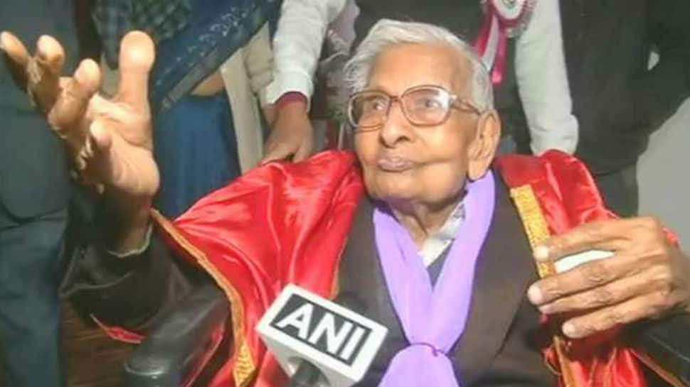 Never to old for education: 98-year-old awarded post-graduate degree in Economics