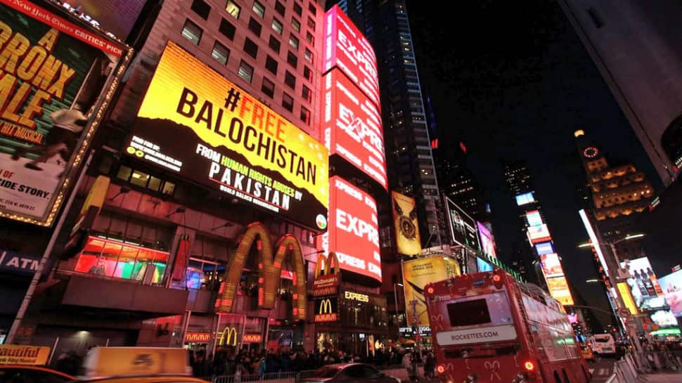 Pakistan shamed at Times Square as &#039;Free Baloch&#039; billboards pop out in NYC