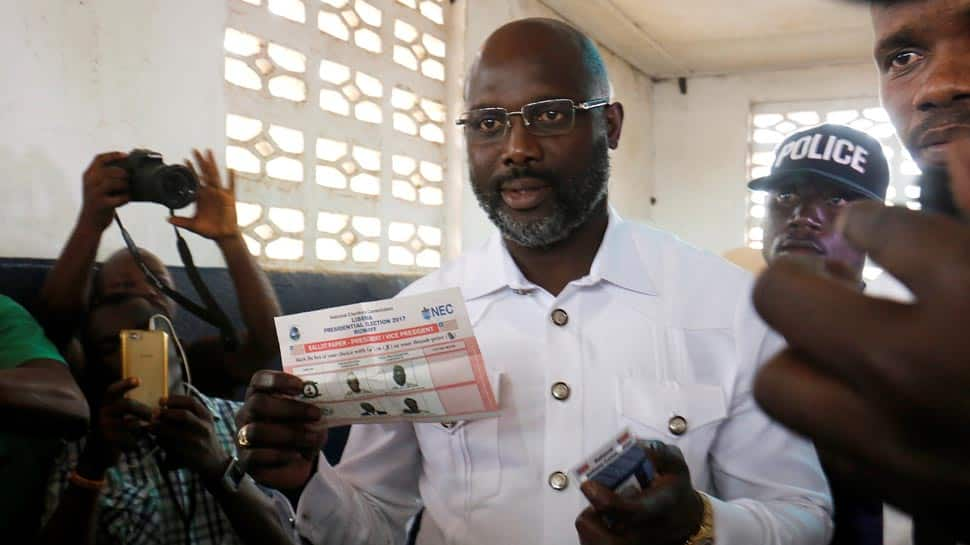 1995 FIFA World Player of the Year George Weah poised for victory in Liberia&#039;s presidential election, say backers