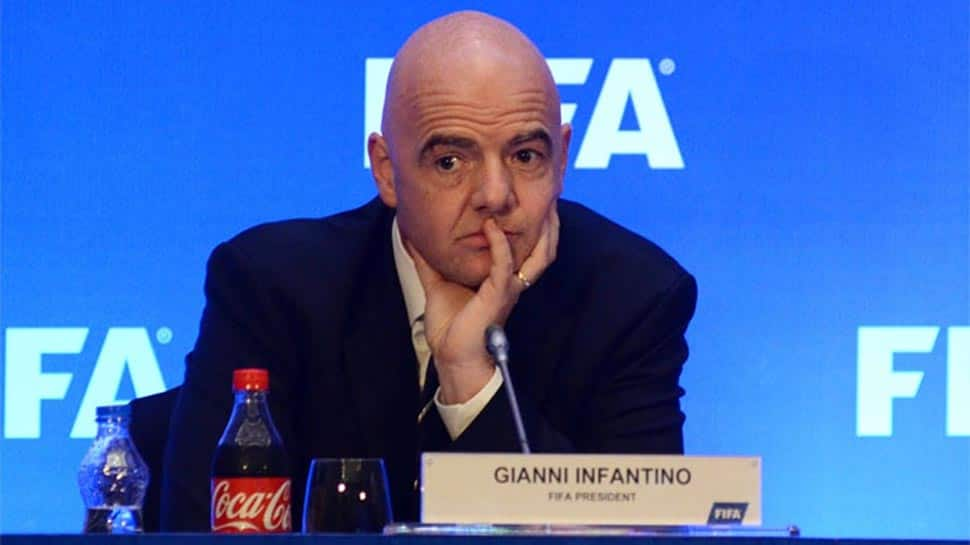 FIFA president Gianni Infantino gives his backing to the controversial video assistant referee technology