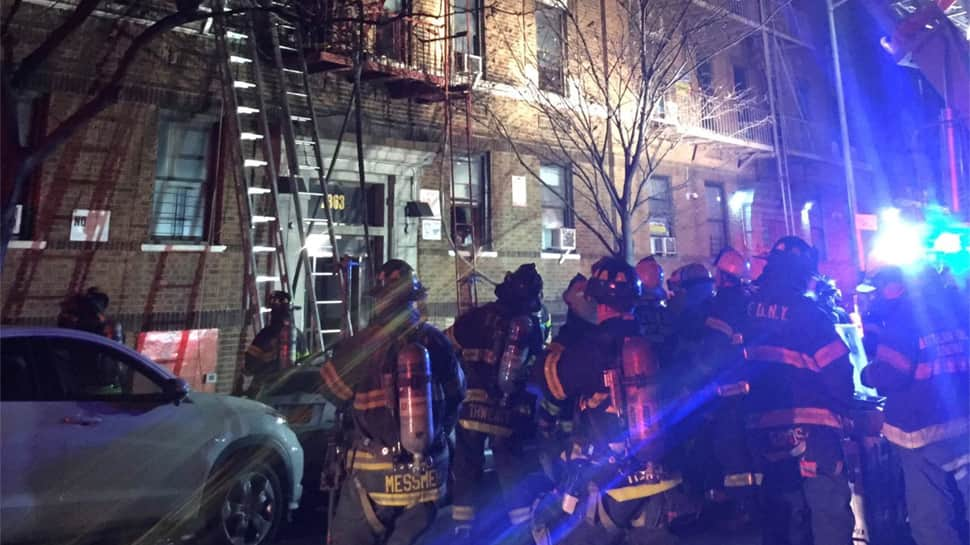 12 killed in New York apartment block blaze, several critical