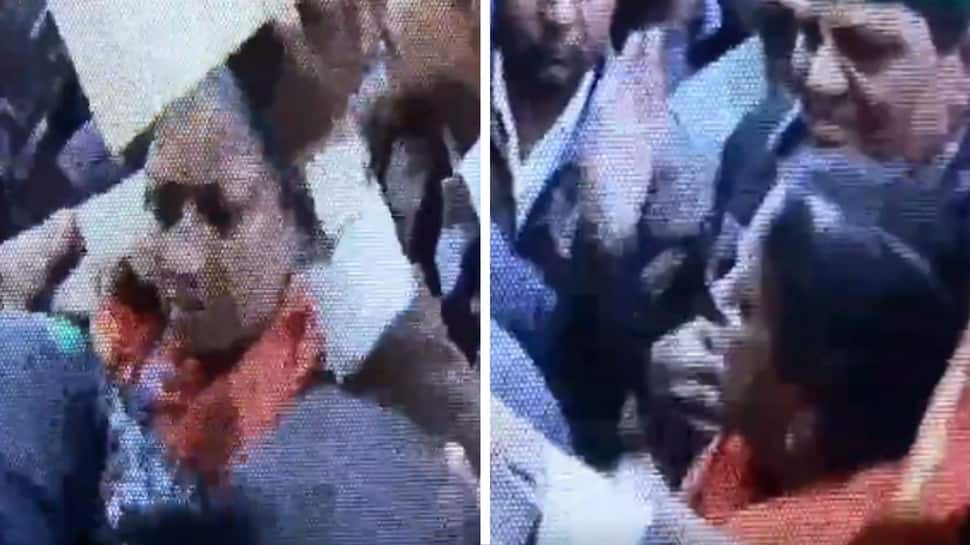 Watch: Congress MLA slaps woman constable, gets slapped back