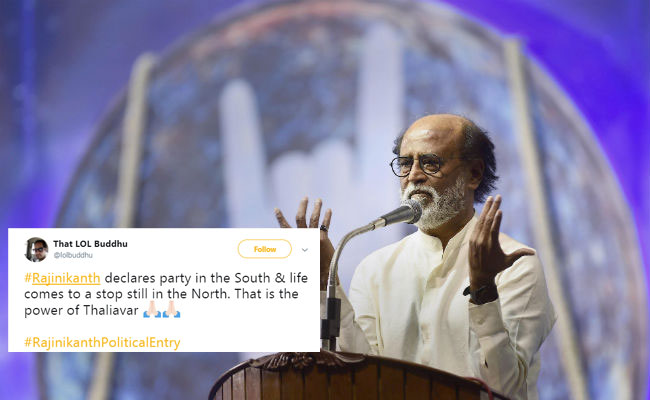 Political Rajini Rajini fever gets political: Gifs and jokes flood Twitter as ...