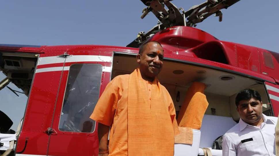 UP CM Yogi Adityanath&#039;s helicopter makes emergency landing in Faizabad