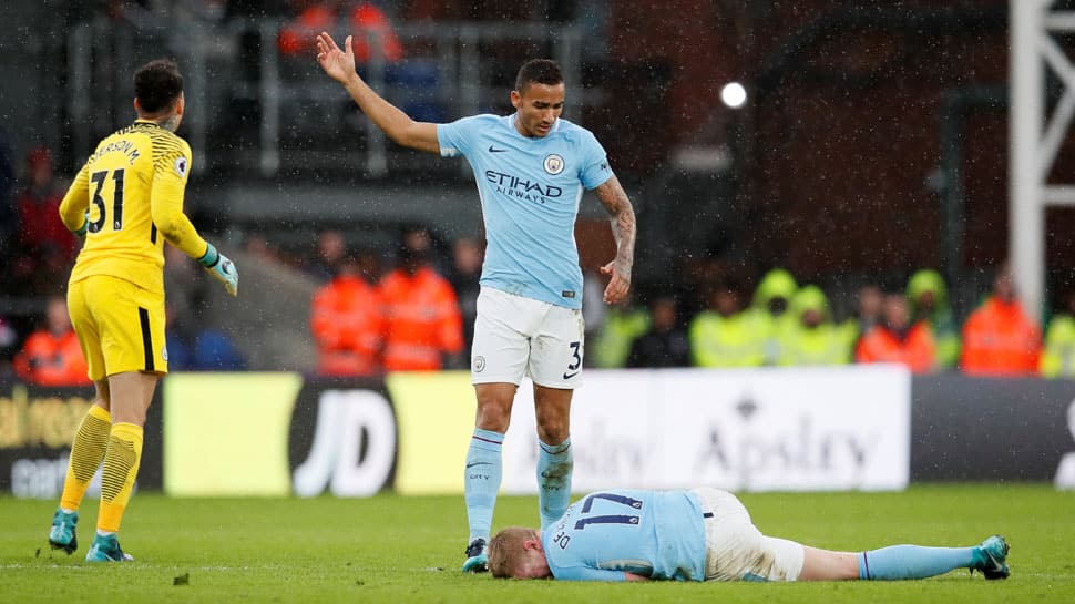 EPL: Manchester City draw to Crystal Palace, Kevin De Bruyne gets injured