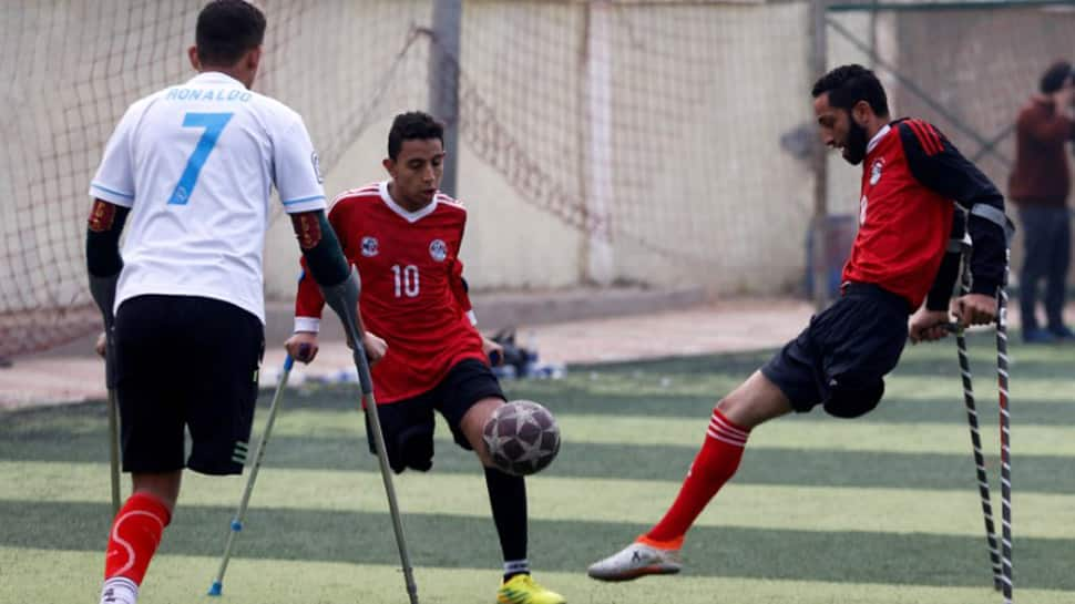 One-legged Egyptian soccer players aim for a league of their own