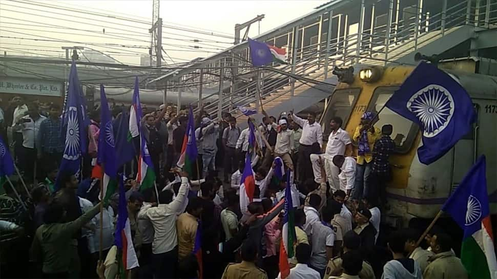 Bhima-Koregaon: Suburban train services disrupted on Central Railways due to Mumbai bandh