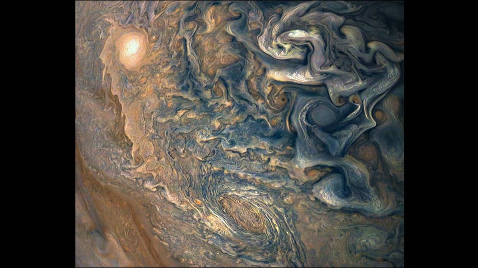 NASA&#039;s Juno captures &#039;mind-bending&#039; image of Jupiter&#039;s tumultuous atmosphere – See pic