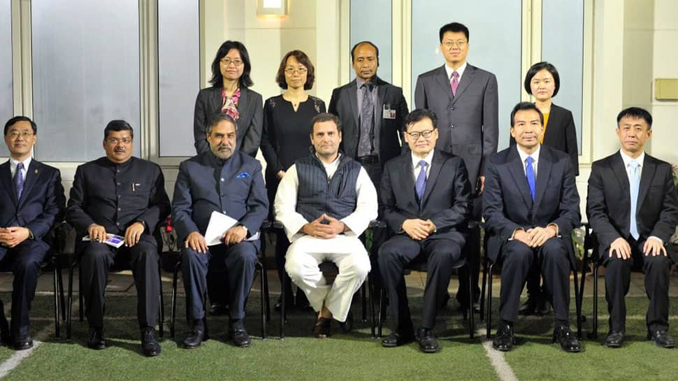 Rahul Gandhi meets delegation of Communist Party of China