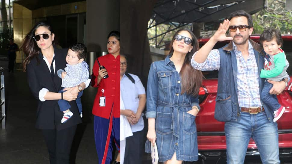 Taimur Ali Khan and mommy Kareena back from Swiss vacation—Check out pics