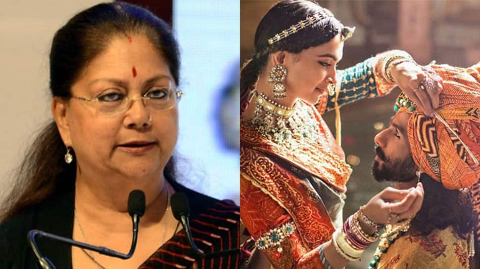 CM Vasundhara Raje confirms, &#039;Padmavat&#039; won&#039;t release in Rajasthan