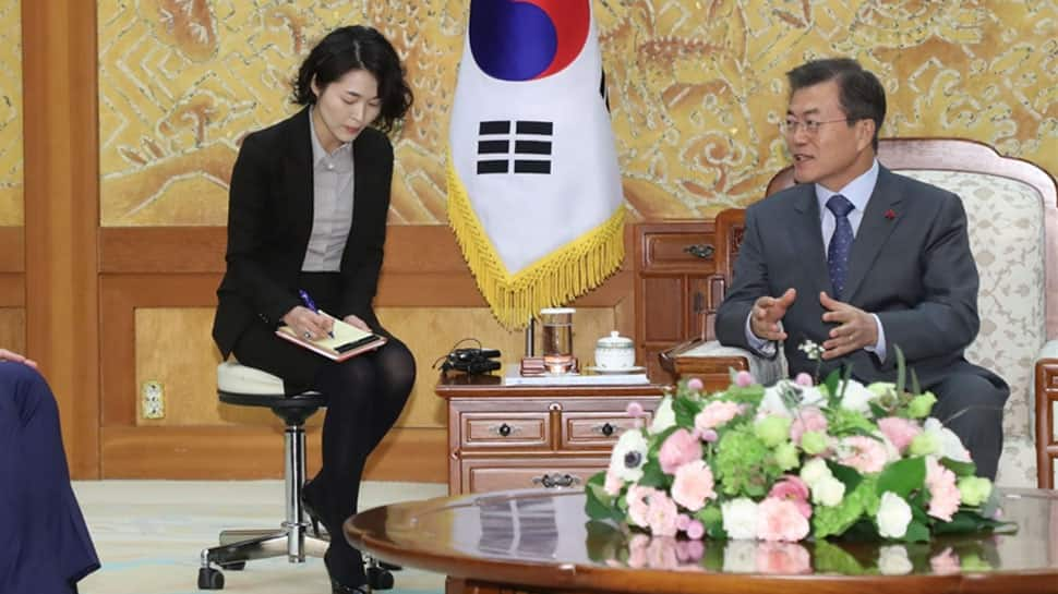 Denuclearisation is path to peace: South Korea`s Moon Jae-In 