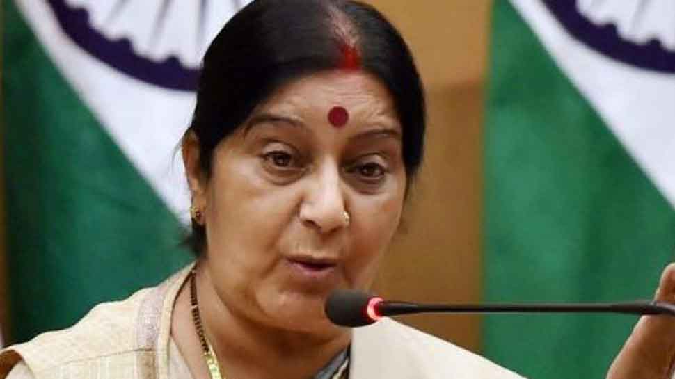 Sushma Swaraj comes to aid of Indian woman stranded with son&#039;s body at Malaysia airport