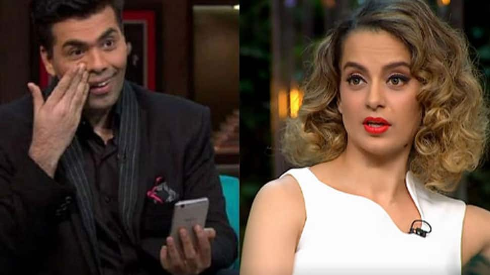 Kangana Ranaut takes a dig at Karan Johar once again 