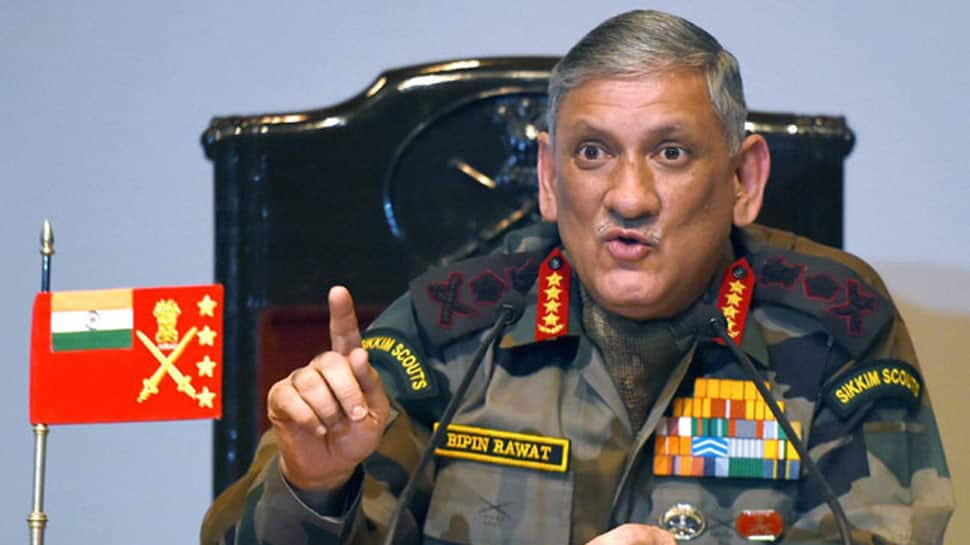 Army chief General Bipin Rawat hits out at Pakistan for repeatedly trying to sneak terrorists into India