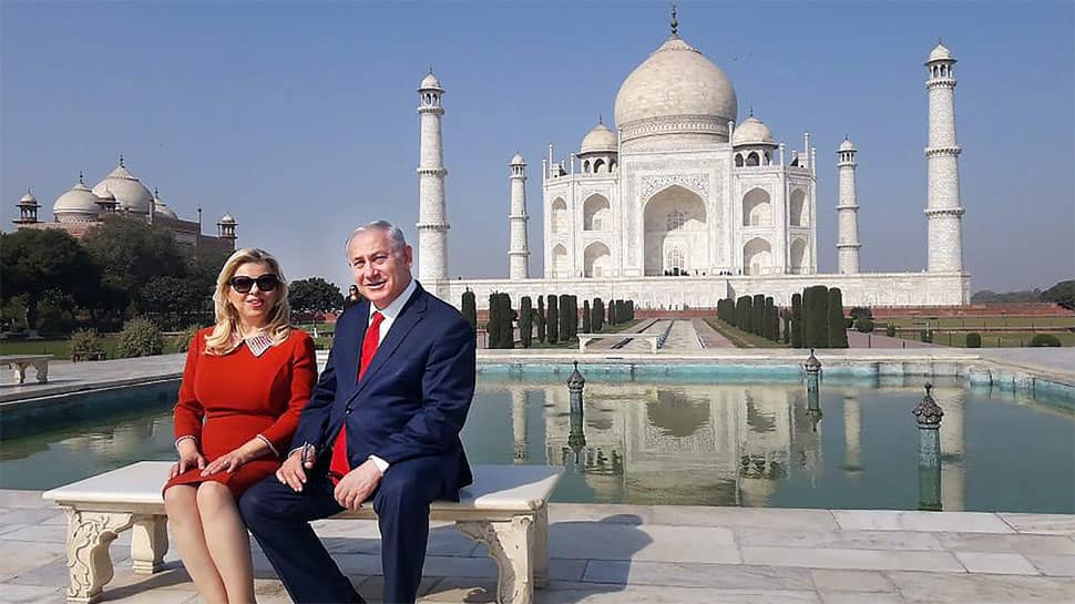 Israeli PM Benjamin Netanyahu calls Taj Mahal &#039;a place of serenity, love and infinite beauty&#039;