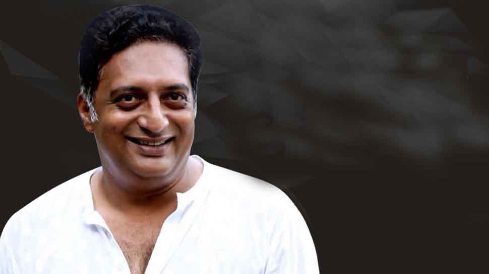 BJP members sprinkle &#039;divine&#039; cow urine to cleanse stage where Prakash Raj gave a speech