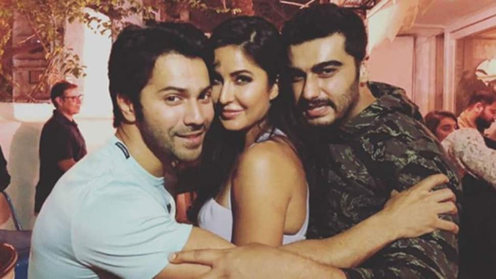 Katrina Kaif shares &#039;hate club&#039; pic with Varun Dhawan and Arjun Kapoor