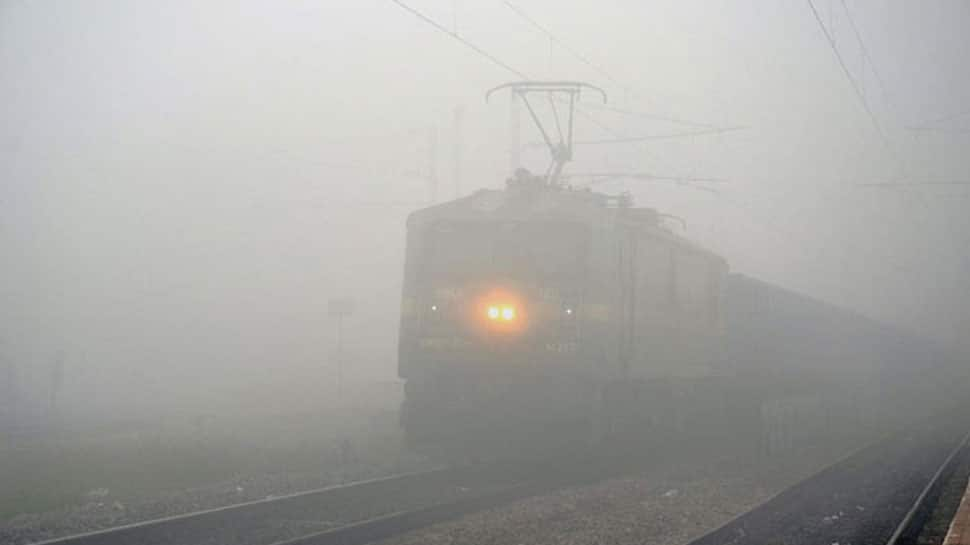 Dense fog shrouds Delhi, several trains delayed due to low visibility