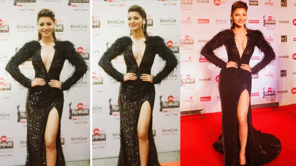 Urvashi Rautela&#039;s sizzling black gown gets her trolled on Instagram—Check pics