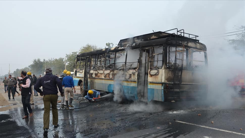 Padmaavat violence: 18 arrested for pelting stones on school bus in Gurugram