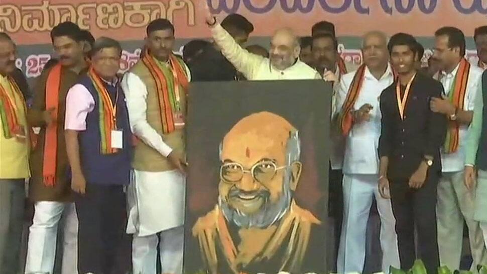 Amid Karnataka bandh, Amit Shah flags off BJP&#039;s &#039;parivartan yatra&#039;; hits out at Siddaramaiah govt